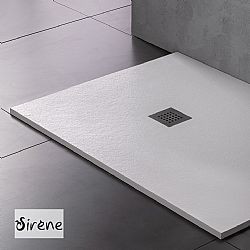 SIRENE S12080 WHITE MAT (120x80x2,4cm) - ΝΤΟΥΣΙΕΡΑ ΣΕ ΥΦΗ ΠΕΤΡΑΣ