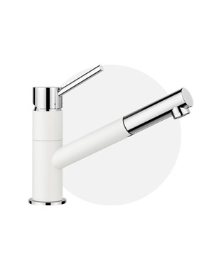 BLANCO KANO-S WHITE/CHROME - ΜΠΑΤΑΡΙΑ ΚΟΥΖΙΝΑΣ ΜΕ ΝΤΟΥΣ MADE IN GERMANY