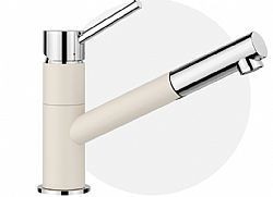 BLANCO KANO-S SOFT WHITE/CHROME - ΜΠΑΤΑΡΙΑ ΚΟΥΖΙΝΑΣ ΜΕ ΝΤΟΥΣ MADE IN GERMANY