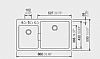SCHOCK CRISTALITE MANHATTAN 30291-1421 (86x50cm) ASPHALT - ΝΕΡΟΧΥΤΗΣ ΓΡΑΝΙΤΕΝΙΟΣ ΕΝΘΕΤΟΣ