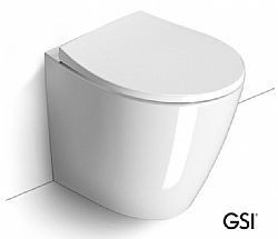 GSI MODO SWIRL BACK TO WALL 981000C - ΛΕΚΑΝΗ ΥΠ/ΟΑ (52cm) SLIM SOFT CLOSE - MADE IN ITALY