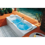 JANUS 180X80 BY JACUZZI MADE IN ITALY- ΜΠΑΝΙΕΡΑ ΥΔΡΟΜΑΣΑΖ ΟΡΘΟΓΩΝΙΑ (9443-010) με μπαταρία και ποδιές