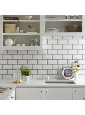 BISEL WHITE 10Χ20 - ΠΛΑΚΑΚΙ ΛΕΥΚΟ ΓΥΑΛΙΣΤΕΡΟ ΜΠΙΖΕΛΑΤΟ