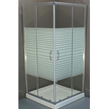 ΚΑΜΠΙΝΑ ΤΕΤΡΑΓΩΝΗ 80-1910 (80X80 CM) ΚΡΥΣΤΑΛΛΟ ΜΕ ΓΡΑΜΜΕΣ