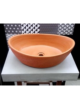 VENICE ORANGE 54X35,5 CM - ΧΕΙΡΟΠΟΙΗΤΟΣ ΠΟΡΤΟΚΑΛΙ ΟΒΑΛ ΝΙΠΤΗΡΑΣ