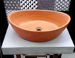 VENICE ORANGE 54X35,5 CM - ΧΕΙΡΟΠΟΙΗΤΟΣ ΠΟΡΤΟΚΑΛΙ ΟΒΑΛ ΝΙΠΤΗΡΑΣ