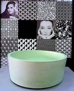 LISCIO GREEN Φ40 CM - ΧΕΙΡΟΠΟΙΗΤΟΣ ΠΡΑΣΙΝΟΣ ΣΤΡΟΓΓΥΛΟΣ ΝΙΠΤΗΡΑΣ