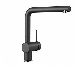 BLANCO LINUS-S ANTHRACITE - ΜΑΥΡΗ ΜΠΑΤΑΡΙΑ ΚΟΥΖΙΝΑΣ ΜΕ ΝΤΟΥΣ 516688