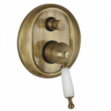 BUGNATESE OXFORD 6372-220300 - ΜΙΚΤΗΣ 2 ΕΞΟΔΩΝ ΜΕ ΕΚΤΡΟΠΕΑ ΜΠΡΟΝΖΕ/ΛΕΥΚΟ