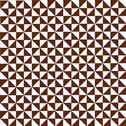 TRAI BROWN 20Χ20 - ΧΕΙΡΟΠΟΙΗΤΟ ΠΛΑΚΑΚΙ VINTAGE ΔΑΠΕΔΟΥ / ΤΟΙΧΟΥ