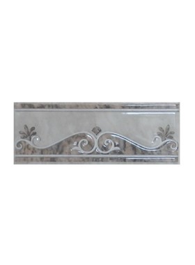 ΜΠΟΡΝΤΟΥΡΑ (LISTELLO) VERONA GRIS CENEFA 7,5X20 cm
