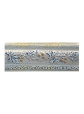 ΜΠΟΡΝΤΟΥΡΑ (LISTELLO) ATENE AZZURRO OCRA 8X20 cm