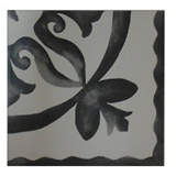 ΝΤΕΚΟΡ ΜΠΑΝΙΟΥ RONDA NEGRO ANGULO 20X20 cm