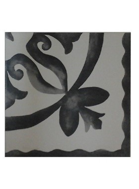 ΝΤΕΚΟΡ ΜΠΑΝΙΟΥ RONDA NEGRO ANGULO 20X20 cm