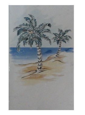 ΝΤΕΚΟΡ ΜΠΑΝΙΟΥ QUEEN ELIZABETH OASI/1 INSERTO 25X40 cm