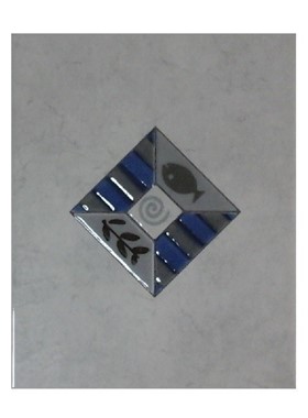 ΝΤΕΚΟΡ ΜΠΑΝΙΟΥ GINEPRO TASSELI S/1 20X25 cm