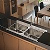 APELL IRIS 9320 (89,7x51) BLACK- ΝΕΡΟΧΥΤΗΣ INOX ΛΕΙΟΣ ΕΝΘΕΤΟΣ ΜΕ ΜΑΥΡΑ ΚΡΥΣΤΑΛΛΑ