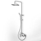 EURORAMA QUADRA 144066 - ΣΤΗΛΗ ΛΟΥΤΡΟΥ / ΝΤΟΥΣΙΕΡΑΣ 2 ΕΞΟΔΩΝ ΝΕΡΟΥ (ΥΨΟΣ 117CM)