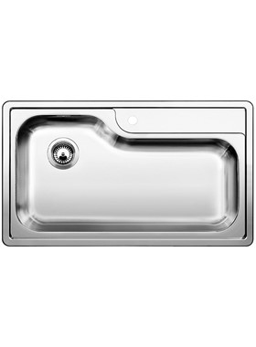 BLANCO PLENTA 9 (86X50) - ΝΕΡΟΧΥΤΗΣ INOX ΛΕΙΟΣ ΕΝΘΕΤΟΣ 514029