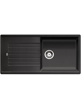 BLANCO ZIA XL 6 S (100X50) ANTHRACITE - ΝΕΡΟΧΥΤΗΣ ΓΡΑΝΙΤΕΝΙΟΣ ΕΝΘΕΤΟΣ