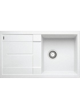 BLANCO METRA 5 S (86X50) WHITE - ΝΕΡΟΧΥΤΗΣ ΓΡΑΝΙΤΕΝΙΟΣ ΕΝΘΕΤΟΣ