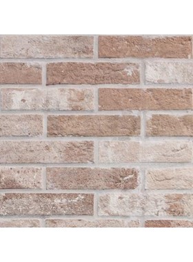 BRICK RUSTY BR 6X25 - ΠΛΑΚΑΚΙ ΚΟΥΖΙΝΑΣ ΜΠΕΖ / ΚΑΦΕ ΤΟΥΒΛΑΚΙ