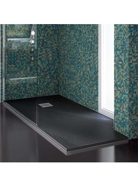 KARAG PIETRA 180Χ80 ΓΚΡΙ ΣΚΟΥΡΟ (ΑΝΘΡΑΚΙ) - ΝΤΟΥΣΙΕΡΑ ΜΑΥΡΗ ΣΕ ΥΦΗ ΠΕΤΡΑΣ