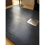 KARAG PIETRA 90Χ90 ΓΚΡΙ ΣΚΟΥΡΟ (ΑΝΘΡΑΚΙ) - ΗΜΙΚΥΚΛΙΚΗ ΝΤΟΥΖΙΕΡΑ ΣΕ ΥΦΗ ΠΕΤΡΑΣ