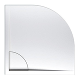 SIRENE FLOW FQ8080 (80x80x5 cm) - ΝΤΟΥΣΙΕΡΑ ΑΚΡΥΛΙΚΗ ΜΕ ΚΑΠΑΚΙ ΒΑΛΒΙΔΑΣ