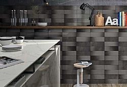 IRIS AURA SLATE GLOSSY 10X30 - ΑΝΘΡΑΚΙ ΠΛΑΚΑΚΙ ΜΠΑΝΙΟΥ ΓΥΑΛΙΣΤΕΡΟ