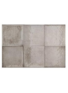 MAIOLICA GRIGIO 20X20 - ΠΛΑΚΑΚΙ ΜΠΑΝΙΟΥ ΓΥΑΛΙΣΤΕΡΟ ΣΕ ΣΤΥΛ CRAQUELE