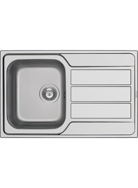 PYRAMIS ATHENA 1B1D (79x50) - ΝΕΡΟΧΥΤΗΣ INOX ΛΕΙΟΣ ΣΑΤΙΝΕ ΕΝΘΕΤΟΣ