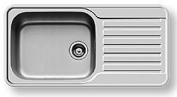 PYRAMIS SPACE PLUS 1B1D (96x48) - ΝΕΡΟΧΥΤΗΣ INOX ΛΕΙΟΣ ΕΝΘΕΤΟΣ