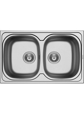 PYRAMIS SPARTA 2B (79x50) - ΝΕΡΟΧΥΤΗΣ INOX ΛΕΙΟΣ ΣΑΤΙΝΕ ΕΝΘΕΤΟΣ