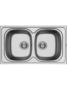 PYRAMIS SPARTA 2B (86x50) - ΝΕΡΟΧΥΤΗΣ INOX ΛΕΙΟΣ ΣΑΤΙΝΕ ΕΝΘΕΤΟΣ