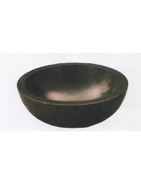 ROTODA LUCIDO NERO Φ40 x H15 cm - ΠΕΤΡΙΝΟΣ ΛΕΙΟΣ ΝΙΠΤΗΡΑΣ ΕΠΙΤΡΑΠΕΖΙΟΣ ΣΤΡΟΓΓΥΛΟΣ