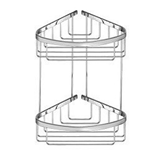 SANCO A3-009 ΣΠΟΓΓΟΘΗΚΗ ΔΙΠΛΗ ΓΩΝΙΑΚΗ ΧΡΩΜΕ