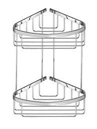 SANCO A3-009 ΣΠΟΓΓΟΘΗΚΗ ΔΙΠΛΗ ΓΩΝΙΑΚΗ ΧΡΩΜΕ