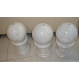 ΒΑΣΕΙΣ/ΚΟΛΩΝΕΣ ΜΕ ΜΠΑΛΑ (3 ΤΕΜΑΧΙΑ) ΓΙΑ ΤΗ ΣΤΗΡΙΞΗ ΤΡΑΠΕΖΙΟΥ ΜΕ ΚΡΥΣΤΑΛΛΟ