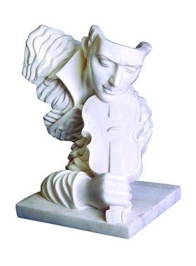 IL VIRTUOSO H45cm - ΓΛΥΠΤΟ ΔΙΑΚΟΣΜΗΤΙΚΟ - ΠΡΟΤΟΜΗ ΑΠΟ ΛΕΥΚΟ ΜΑΡΜΑΡΟ / ΔΩΡΟ ΓΑΜΟΥ