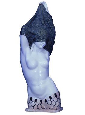 LA GORGONE 30X35X100cm - ΓΛΥΠΤO ΑΠΟ ΣΥΝΔΥΑΣΜΟ ΦΥΣΙΚΩΝ ΜΑΡΜΑΡΩΝ