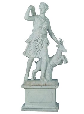 ARTEMIS 90X50X215cm - ΓΛΥΠΤΑ ΜΕ ΘΕΜΑ ΤΗ ΘΕΑ ΑΡΤΕΜΗ ΑΠΟ ΦΥΣΙΚΟ ΜΑΡΜΑΡΟ