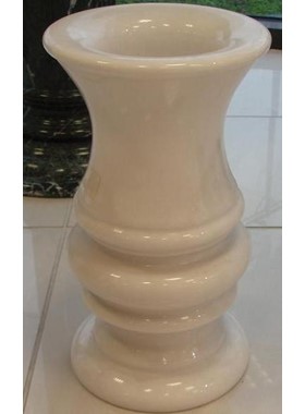 ΑΝΘΟΔΟΧΕΙΟ Φ20 Χ Η35cm ΑΠΟ ΛΕΥΚΟ ΜΑΡΜΑΡΟ