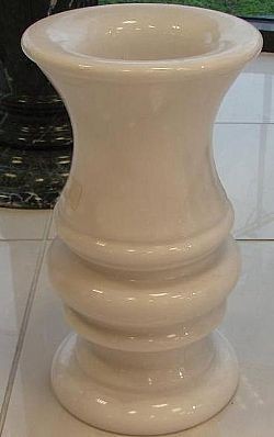 ΑΝΘΟΔΟΧΕΙΟ Φ20 Χ Η35cm ΑΠΟ ΛΕΥΚΟ ΜΑΡΜΑΡΟ