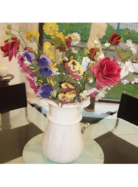 ΑΝΘΟΔΟΧΕΙΟ Φ20 Χ Η30cm ΑΠΟ ΛΕΥΚΟ ΜΑΡΜΑΡΟ