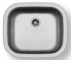 PYRAMIS KIBA SQUARE (46,5x40,5) - ΝΕΡΟΧΥΤΗΣ INOX ΛΕΙΟΣ ΕΝΘΕΤΟΣ