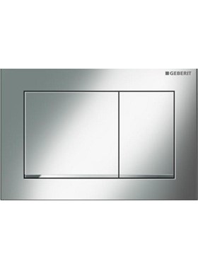 GEBERIT OMEGA 30 115.080.KN.1 - ΜΑΤ ΧΡΩΜΕ ΠΛΑΚΕΤΑ ΜΕ ΧΡΩΜΕ ΓΥΑΛΙΣΤΕΡΗ ΛΕΠΤΟΜΕΡΕΙΑ