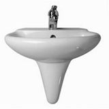 IDEAL STANDARD KIMERA  - ΝΙΠΤΗΡΑΣ ΕΠΙΤΟΙΧΟΣ 48Χ38 cm ΜΕ ΚΟΛΩΝΑ ΚΡΕΜΑΣΤΗ 