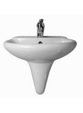 IDEAL STANDARD KIMERA  - ΝΙΠΤΗΡΑΣ ΕΠΙΤΟΙΧΟΣ 48Χ38 cm ΜΕ ΚΟΛΩΝΑ ΚΡΕΜΑΣΤΗ 