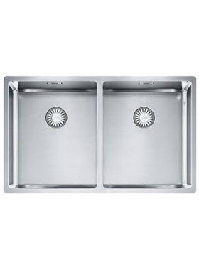 FRANKE BOX BXX 220 34-34/120 34-34 (74x45) - ΝΕΡΟΧΥΤΗΣ INOX ΣΑΤΙΝΕ